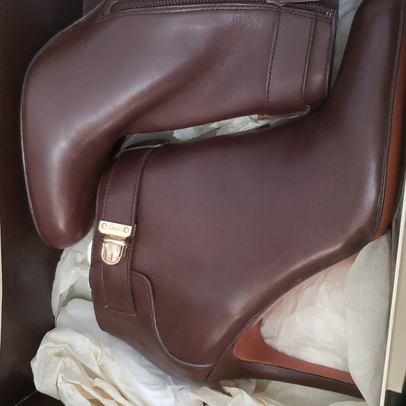 Coach leather ankle boots - Picture 5 of 5
